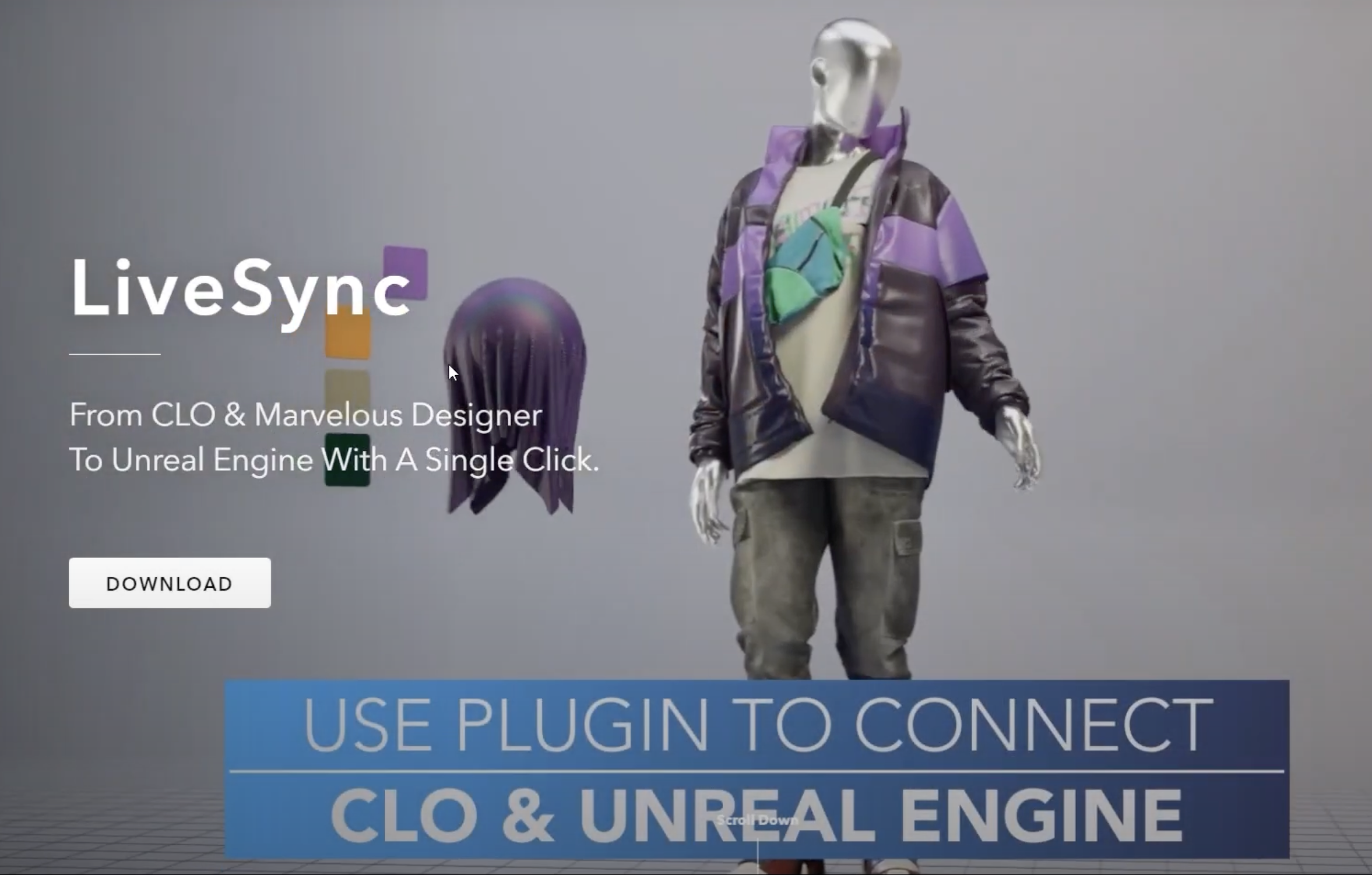 Marvelous Designer Live Sync