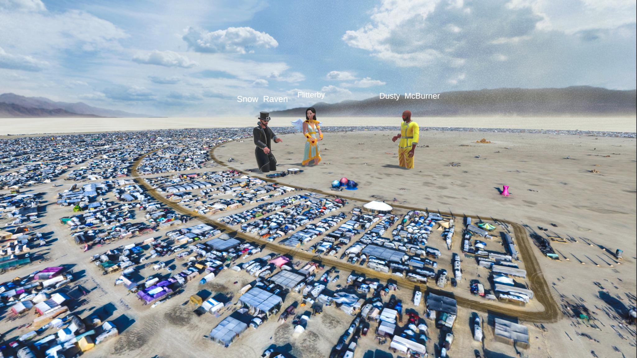 Black Rock City in VR: BurnerSphere