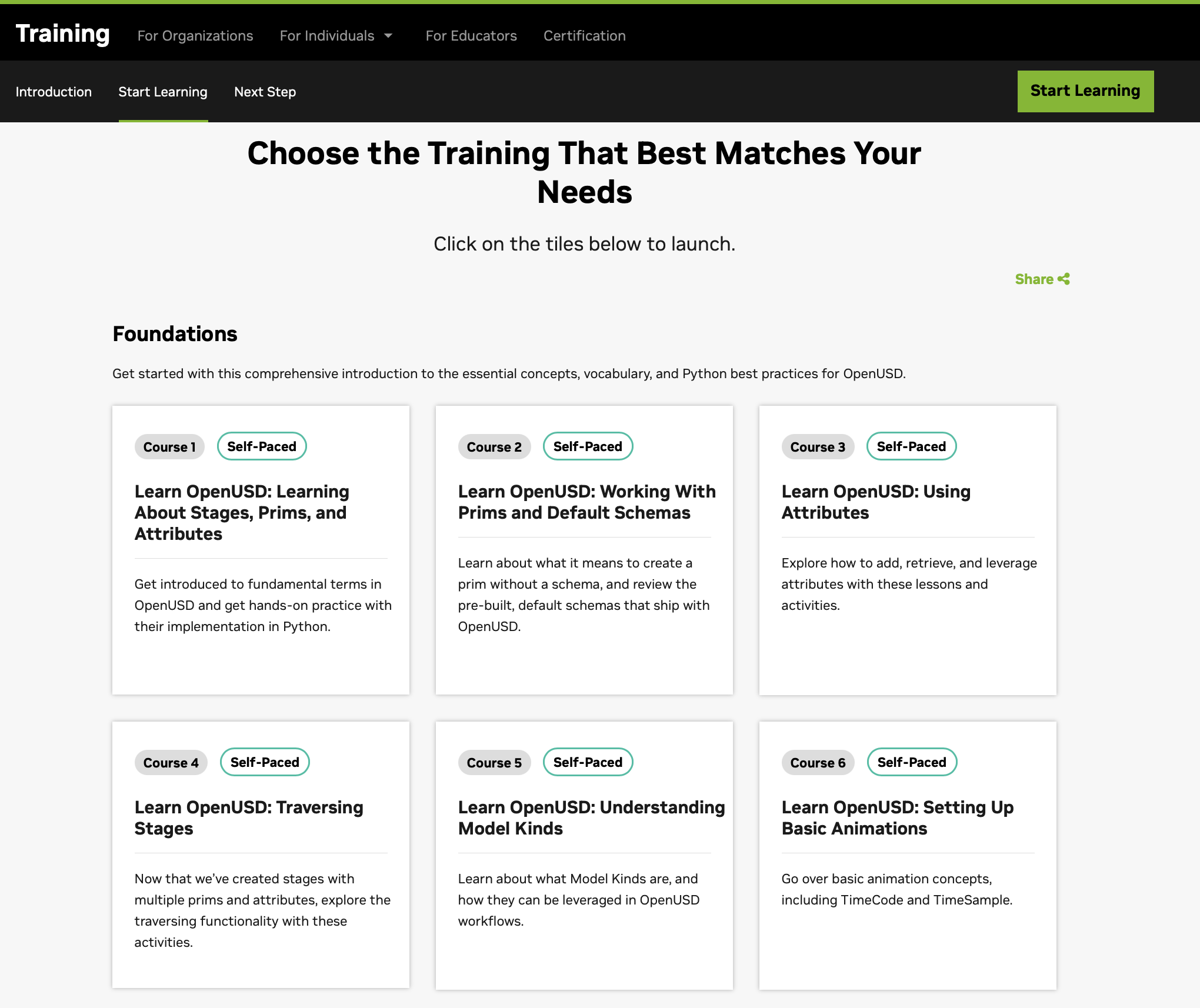 NVIDIA Training: Free USD Learning Path