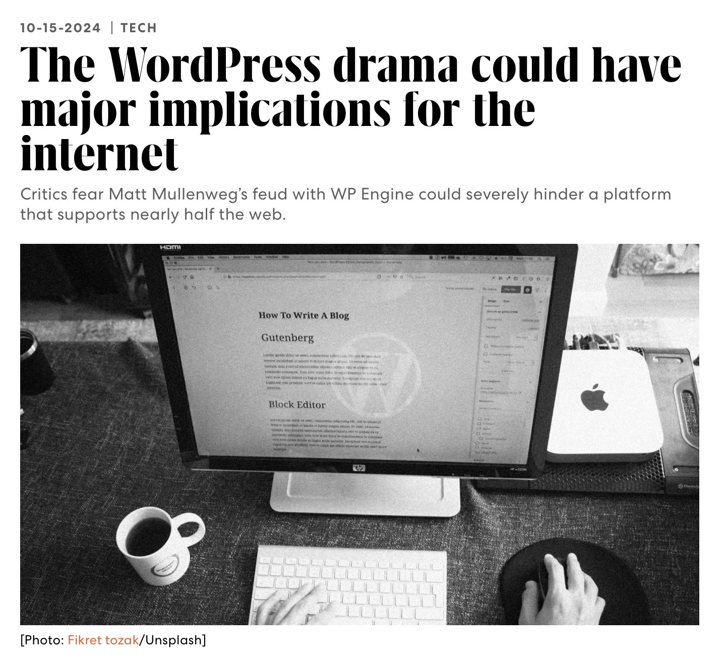WordPress Trademark Dispute