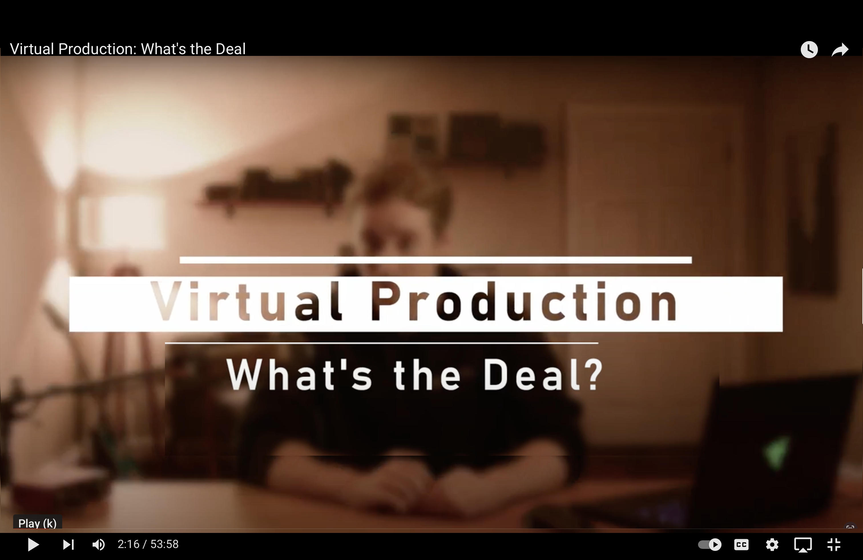 Virtual Production: What’s the Deal?