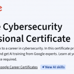 Google CyberSecurity Professional Certificate